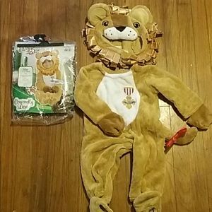 Cowardly Lion Costume 6-12 months